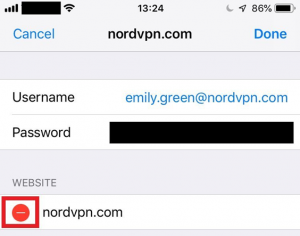 How to delete saved passwords on an iPhone